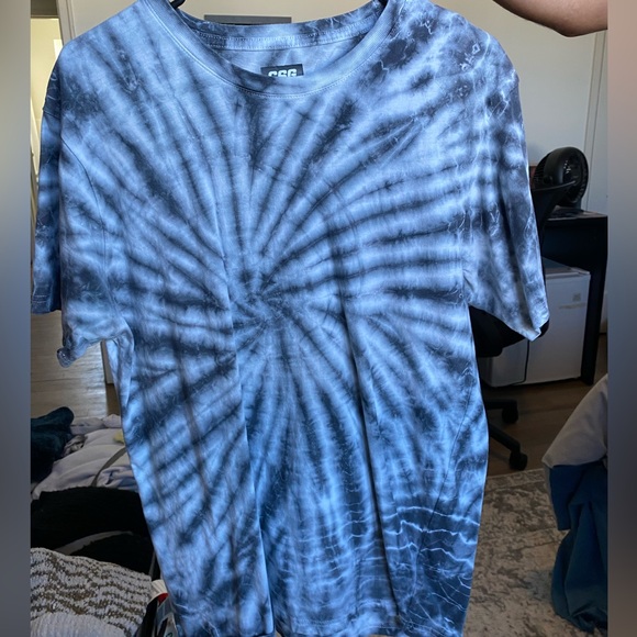 Men's Casual Grey Tie & Dye T-Shirt main image 0